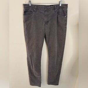 Adriano Goldschmied The Everett gray straight slim denim jeans size 38x34